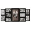 10-Opening Black Collage With Heart, 31x14 -Finest Home Decoration 10 opening black collage with heart 31x14 1