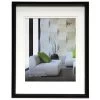 11x14 Matted To 8x10 Wall Frame, Black -Finest Home Decoration 11x14 matted to 8x10 wall frame black