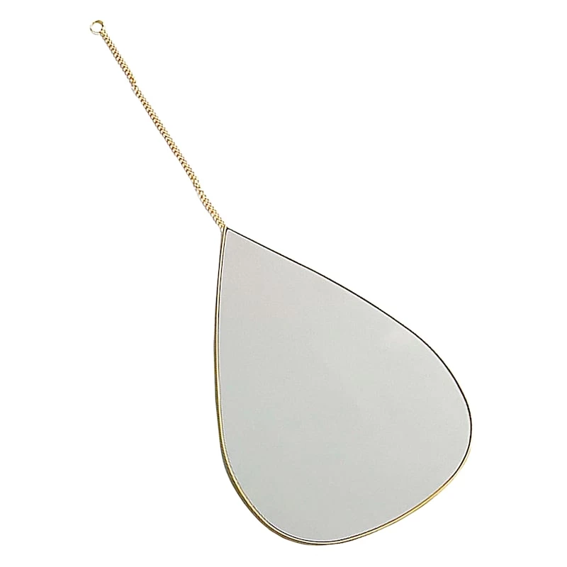 11X8 Teardrop Mirror 3Pc Set W/Chain Hanger 4 11X8 Teardrop Mirror 3Pc Set W/Chain Hanger - Image 2