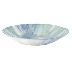 16In Blue Glass Bowl