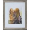 16x20 Matted To 11x14 Scoop With White Mat Wall Frame, Whitewash