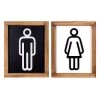 2-Piece Bathroom Wall Art, 8x10