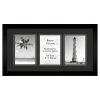 3-Opening Black Mat Collage Photo Frame, 20x10 -Finest Home Decoration 3 opening black mat collage photo frame 20x10 1