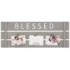 3-Opening Greywash Plank With Blessed Cutout Word Clip Collage Frame -Finest Home Decoration 3 opening greywash plank with blessed cutout word clip collage frame