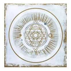 3-Piece Foiled Galaxy Canvas Wall Art, 12" -Finest Home Decoration 3 piece foiled galaxy canvas wall art 12 3