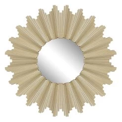 3-Piece Gold Sunburst Accent Wall Mirror Set -Finest Home Decoration 3 piece gold sunburst accent wall mirror set 3