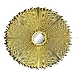 3-Piece Gold Wall Mirror Set, 10" -Finest Home Decoration 3 piece gold wall mirror set 10 2