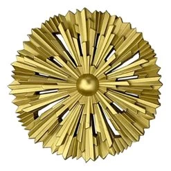 3-Piece Gold Wall Mirror Set, 10" -Finest Home Decoration 3 piece gold wall mirror set 10 4