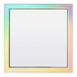 3-Piece Rainbow Framed Wall Mirror Set, 10" -Finest Home Decoration 3 piece rainbow framed wall mirror set 10 2