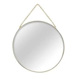 3-Piece Round Mirror Set W/Chain Hanger 8 3-Piece Round Mirror Set W/Chain Hanger -Finest Home Decoration 3 piece round mirror set w chain hanger 2