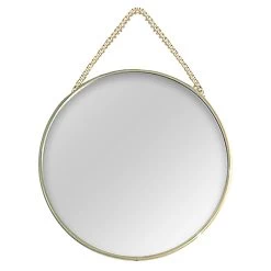 3-Piece Round Mirror Set W/Chain Hanger 9 3-Piece Round Mirror Set W/Chain Hanger -Finest Home Decoration 3 piece round mirror set w chain hanger 3