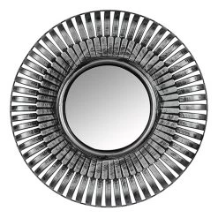 5-Piece Metallic Framed Round Wall Mirror Set, 10" -Finest Home Decoration 5 piece metallic framed round wall mirror set 10 2