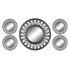 5-Piece Round Wall Mirror Set -Finest Home Decoration 5 piece round wall mirror set