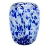 6X7.5In Blue Frit Glass Vase 1 6X7.5In Blue Frit Glass Vase -Finest Home Decoration 6x7.5in blue frit glass vase