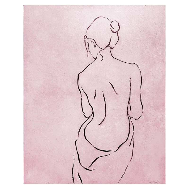 Alabaster Bather Canvas Wall Art, 22x28 3 Alabaster Bather Canvas Wall Art, 22x28