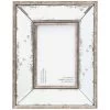 Antiqued Mirror Tabletop Photo Frame, 4x6