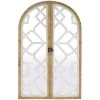 Arch Window Overlay Wall Mirror, 27x43