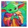 Baby Yoda Canvas Wall Art, 12"