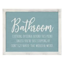 Bathroom Framed Wall Art, 11x14