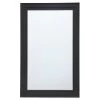 Becky Black Framed Wall Mirror, 24x36