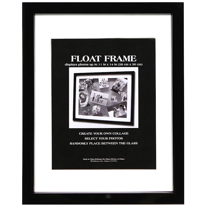 Black Floating Wall Frame, 11x14 3 Black Floating Wall Frame, 11x14