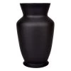 Black Glass Vase, 11" -Finest Home Decoration black glass vase 11