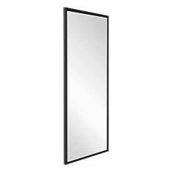 Finest Home Decoration -Finest Home Decoration black thin framed leaner mirror 24x70 2