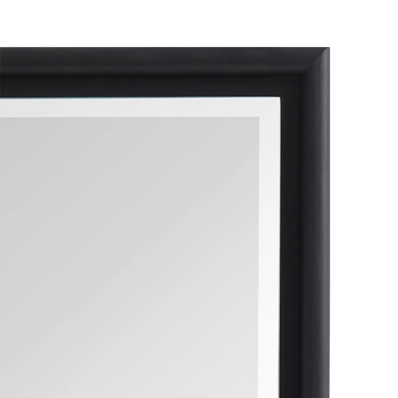 Black Thin Framed Leaner Mirror, 24x70 5 Black Thin Framed Leaner Mirror, 24x70 - Image 3