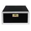 Black & White Decorative Wood Box, 6x3 -Finest Home Decoration black white decorative wood box 6x3 1