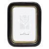 Black With Gold Detail Edge Tabletop Picture Frame, 5x7