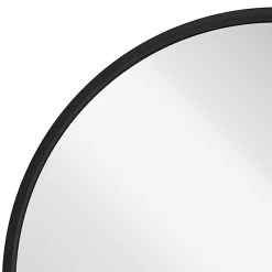 Black Wooden Round Wall Mirror, 28" 7 Black Wooden Round Wall Mirror, 28" -Finest Home Decoration black wooden round wall mirror 28 2