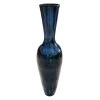 Blue Bamboo Spun Floor Vase, 42"