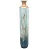 Blue & Gold Floor Vase, 40"