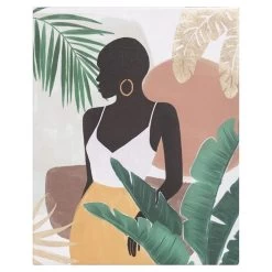 Cabana Lady Canvas Wall Art, 11x14