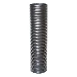 Carved Black Floor Vase, 30"