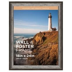 Cassandra Brown & Taupe Poster Frame, 18x24