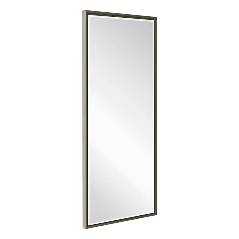 Champagne Thin Framed Leaner Mirror, 24x58 4 Champagne Thin Framed Leaner Mirror, 24x58 - Image 2