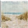 Coastal Printed Wood Canvas Wall Art, 20"