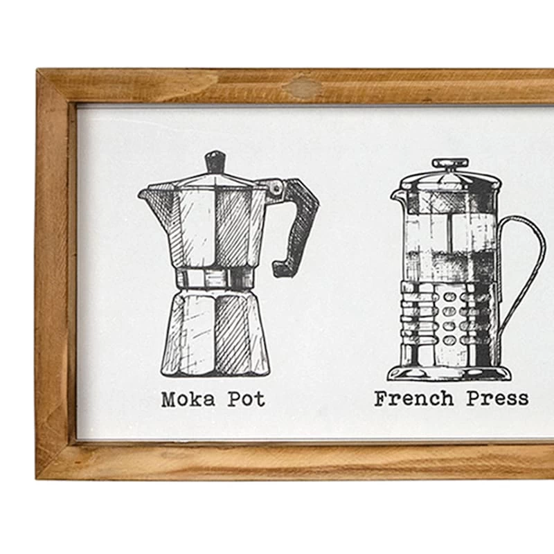 Coffee Machines Wall Art, 28x8 4 Coffee Machines Wall Art, 28x8 - Image 2