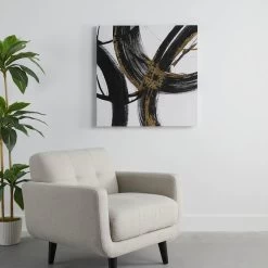 Crosby St Abstract Canvas Wall Art, 36" -Finest Home Decoration crosby st abstract canvas wall art 36 2