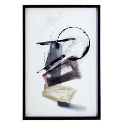 Crosby St Framed Abstract Canvas Wall Art, 26x38