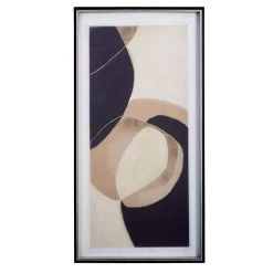 Crosby St Glass Framed Modern Print Wall Art, 21x41