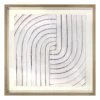 Crosby St Glass Framed Nesting Lines Wall Art, 25" -Finest Home Decoration crosby st glass framed nesting lines wall art 25