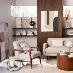 Crosby St Glass Framed Rice Paper Wall Art, 21" -Finest Home Decoration crosby st glass framed rice paper wall art 21 2