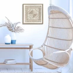 Crosby St Glass Framed Rice Paper Wall Art, 21" -Finest Home Decoration crosby st glass framed rice paper wall art 21 3