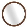 Crosby St Round Wooden Wall Mirror, 24" -Finest Home Decoration crosby st round wooden wall mirror 24