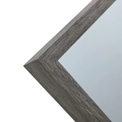 Dark Grey Wood Deep Frame Leaner Mirror, 24x58 -Finest Home Decoration dark grey wood deep frame leaner mirror 24x58 8
