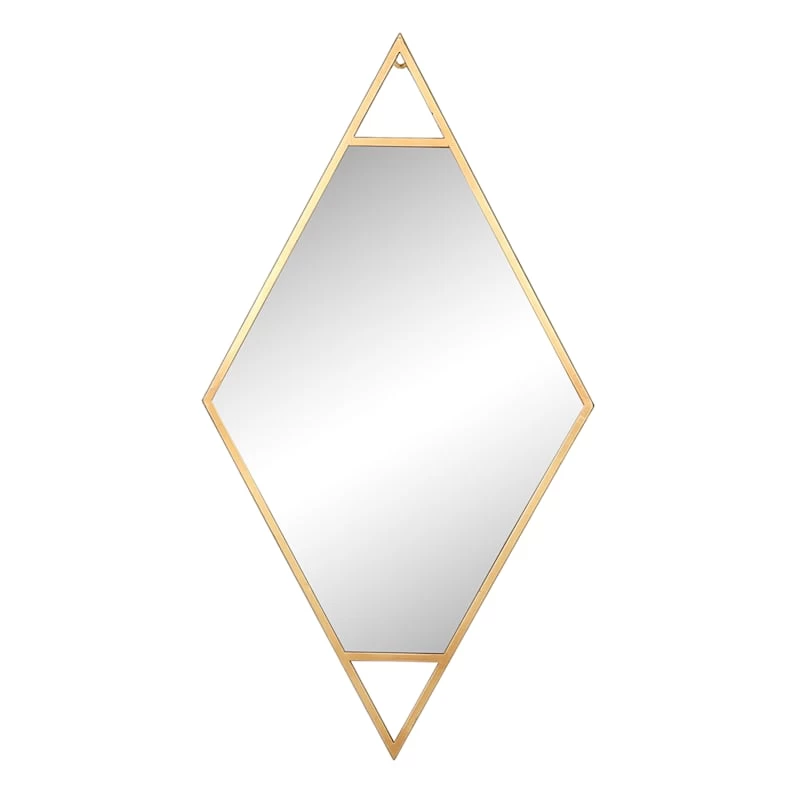 Diamond Shaped Wall Mirror, 17x32 3 Diamond Shaped Wall Mirror, 17x32