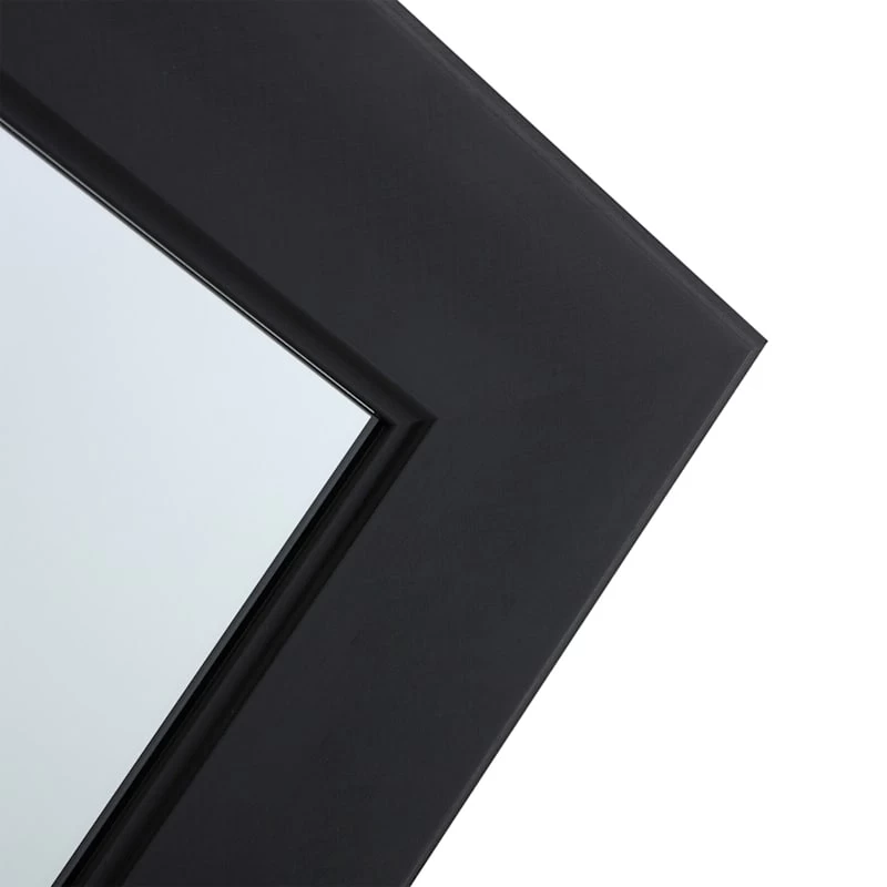 Flat Black Framed Wall Mirror, 22x28 5 Flat Black Framed Wall Mirror, 22x28 - Image 3