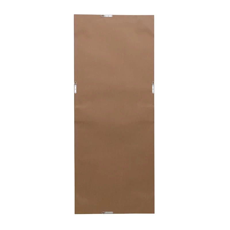 Flat Black Framed Wall Mirror, 24x58 4 Flat Black Framed Wall Mirror, 24x58 - Image 2